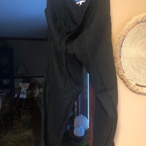 Black drawstring Victoria secret pants